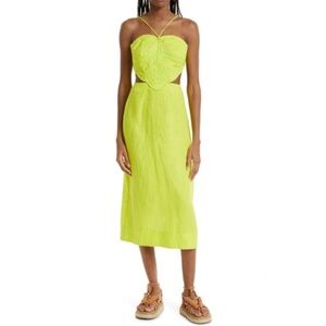 FARM Rio Monstera Midi Dress | Sz M